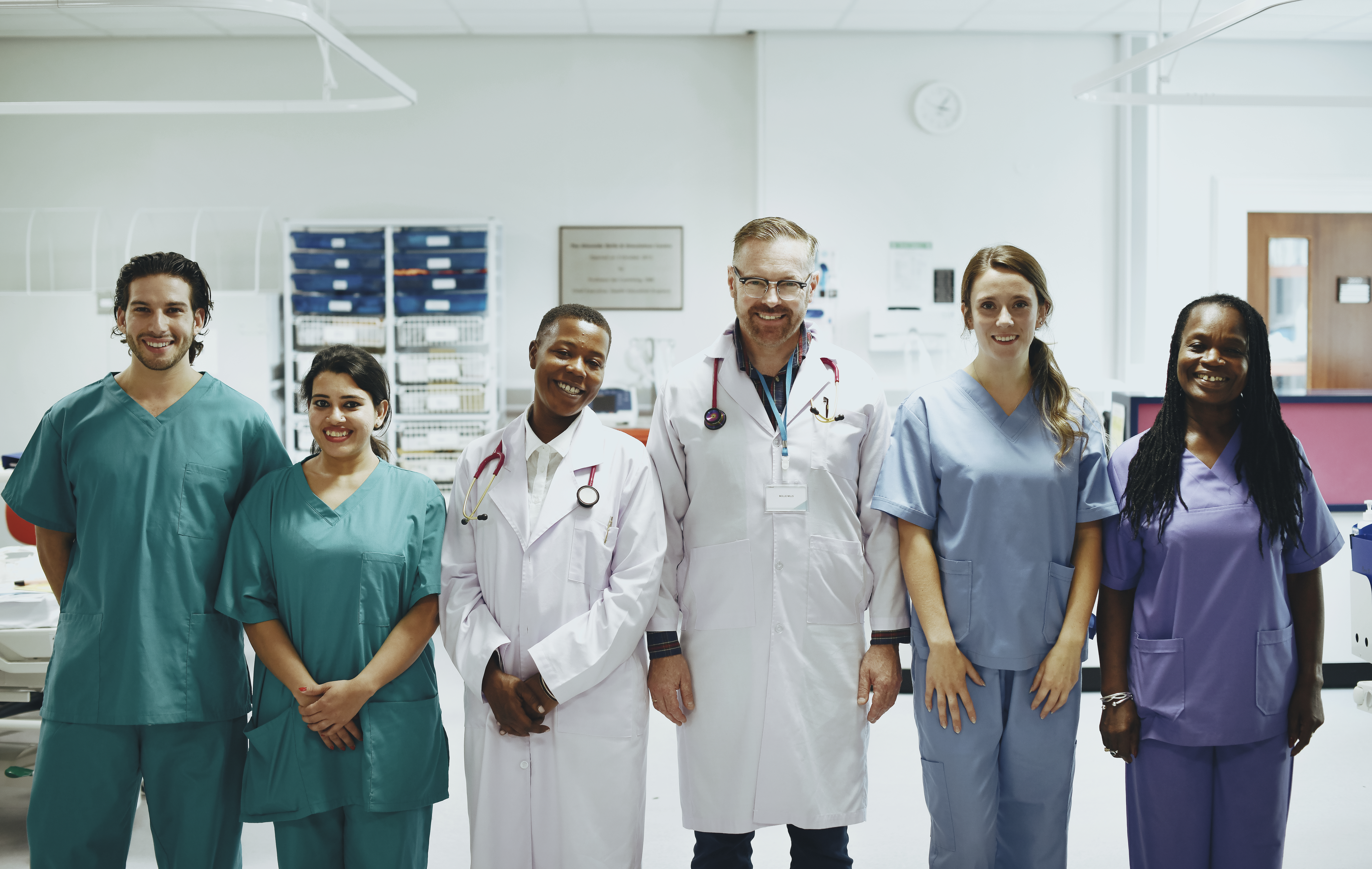 Medical professionals ready for work
